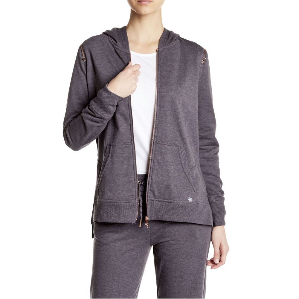 Nanette Lepore Charcoal Grey Sweater Jacket XS